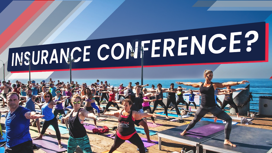 Insurance Professionals Trade Conference Rooms for Yoga, Mixology and Volleyball on the Pier