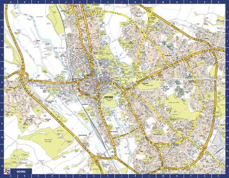 Oxford A-Z Street Map