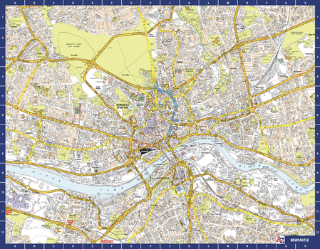 Newcastle A-Z Street Map