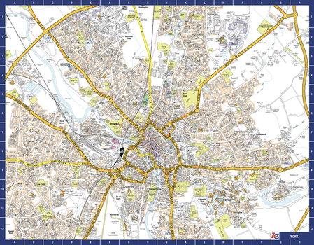 York A-Z Street Map