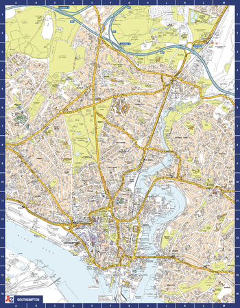 Southampton A-Z Street Map