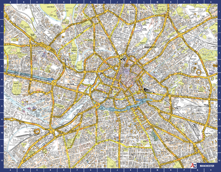 Manchester A-Z Street Map
