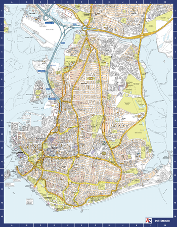 Portsmouth A-Z Street Map