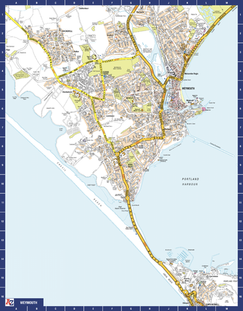 Weymouth A-Z Street Map