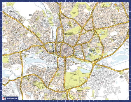 Northampton A-Z Street Map
