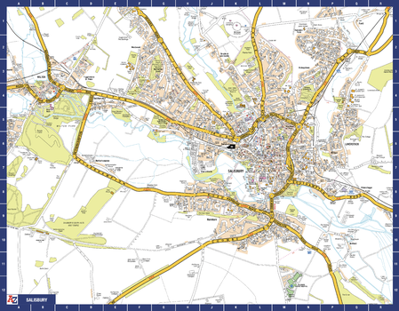Salisbury A-Z Street Map
