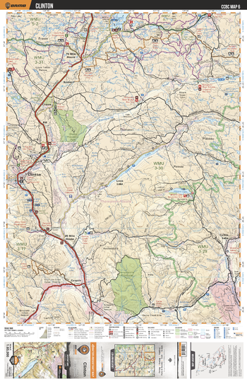 CCBC06 Clinton - Cariboo Chilcotin Coast BC Topo