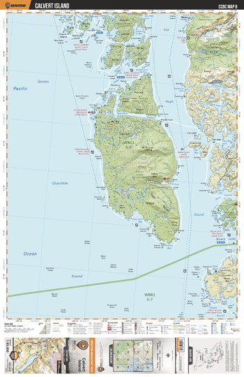 CCBC08 Calvert Island - Cariboo Chilcotin Coast BC Topo