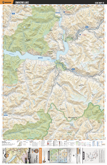 CCBC10 Owikeno Lake - Cariboo Chilcotin Coast BC Topo