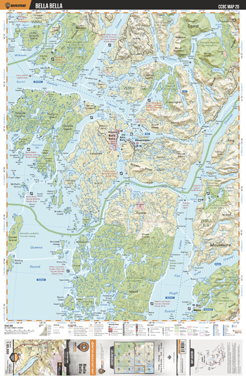 CCBC20 Bella Bella - Cariboo Chilcotin Coast BC Topo