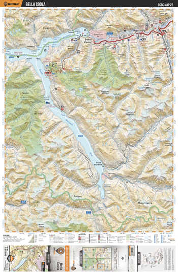 CCBC22 Bella Coola - Cariboo Chilcotin Coast BC Topo
