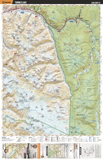 CCBC23 Turner Lake - Cariboo Chilcotin Coast BC Topo