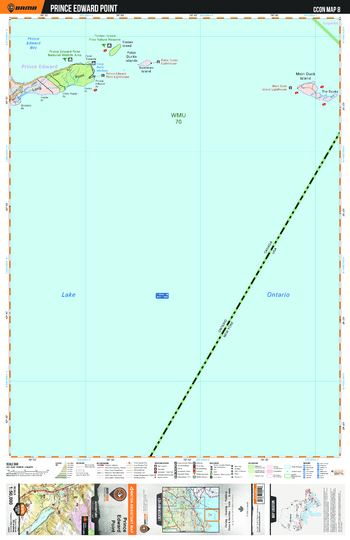 CCON08 Prince Edward Point - Cottage Country Ontario Topo