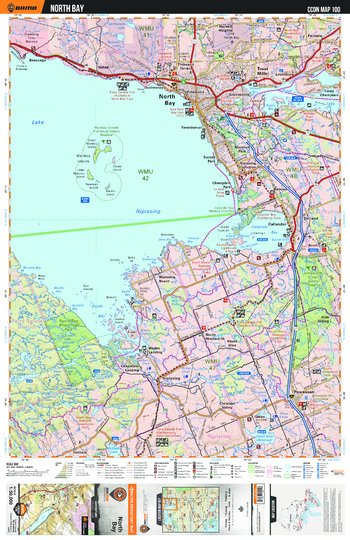 CCON100 North Bay - Cottage Country Ontario Topo