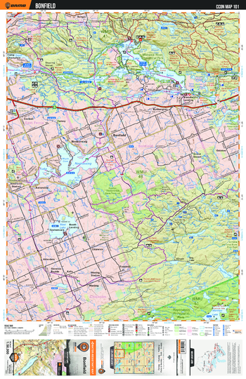 CCON101 Bonfield - Cottage Country Ontario Topo