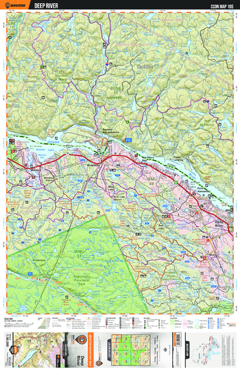 CCON105 Deep River - Cottage Country Ontario Topo