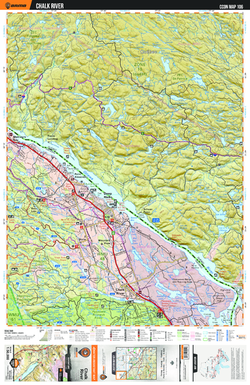 CCON106 Chalk River - Cottage Country Ontario Topo