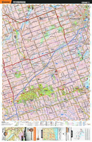 CCON13 Peterborough - Cottage Country Ontario Topo