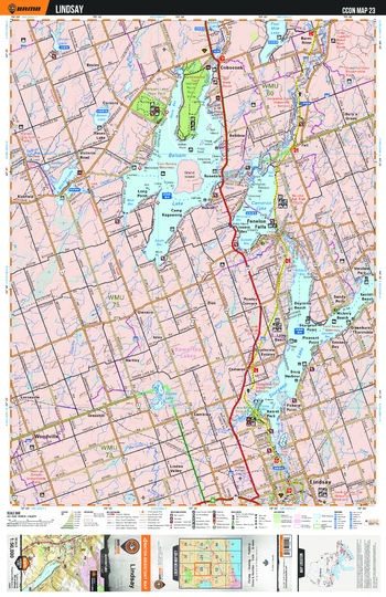 CCON23 Lindsay - Cottage Country Ontario Topo