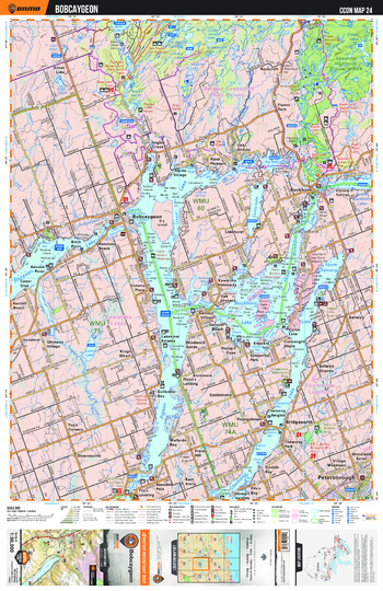 CCON24 Bobcaygeon - Cottage Country Ontario Topo
