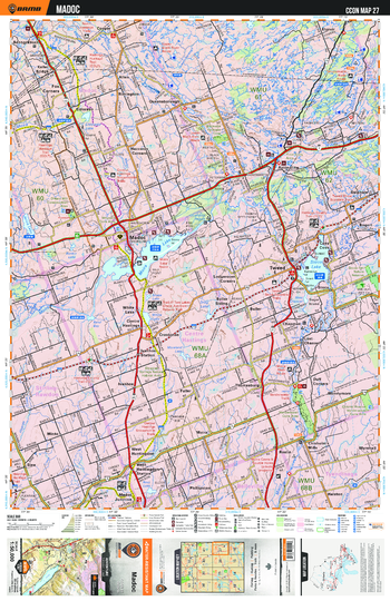 CCON27 Madoc - Cottage Country Ontario Topo