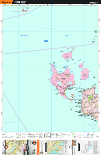 CCON33 Cedar Point - Cottage Country Ontario Topo