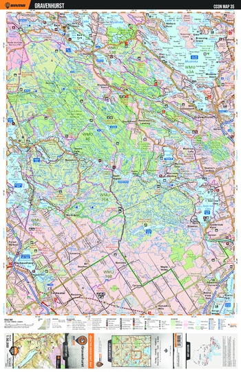 CCON35 Gravenhurst - Cottage Country Ontario Topo