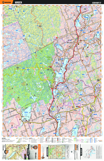 CCON37 Minden - Cottage Country Ontario Topo