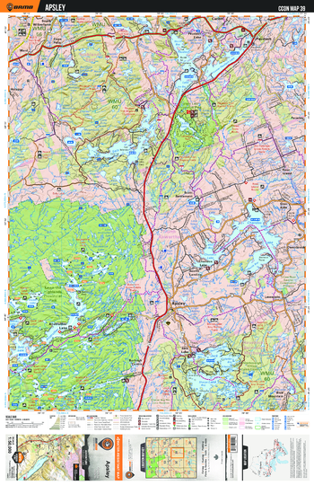 CCON39 Apsley - Cottage Country Ontario Topo