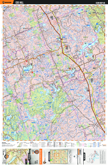 CCON40 Coe Hill - Cottage Country Ontario Topo