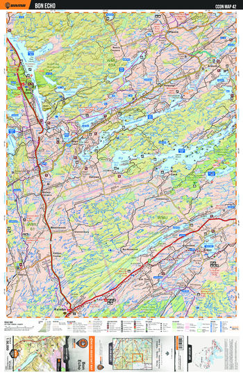 CCON42 Bon Echo - Cottage Country Ontario Topo