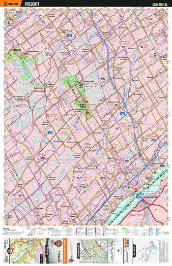 CCON46 Prescott - Cottage Country Ontario Topo