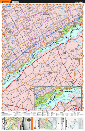 CCON47 Iroquois - Cottage Country Ontario Topo