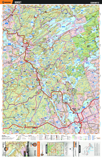 CCON52 Dorset - Cottage Country Ontario Topo