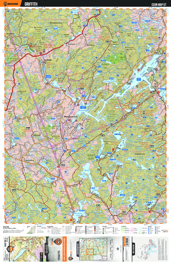 CCON57 Griffith - Cottage Country Ontario Topo