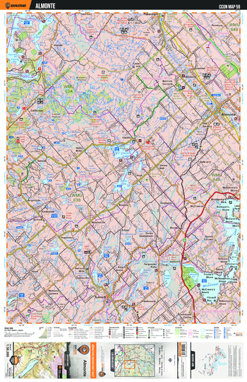 CCON59 Almonte - Cottage Country Ontario Topo