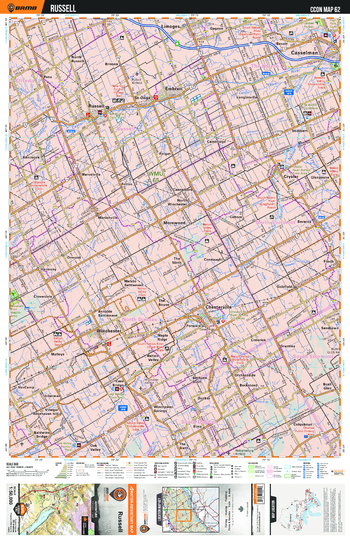CCON62 Russell - Cottage Country Ontario Topo