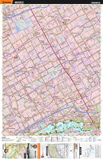 CCON63 Maxville - Cottage Country Ontario Topo