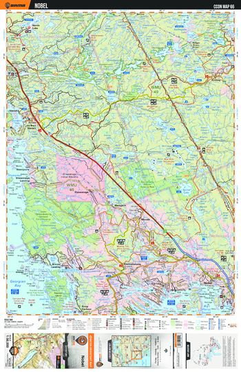 CCON66 Nobel - Cottage Country Ontario Topo