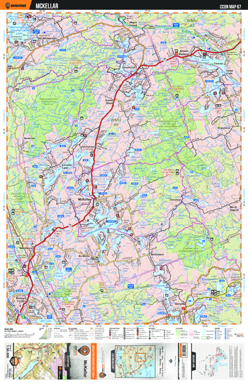 CCON67 McKellar - Cottage Country Ontario Topo