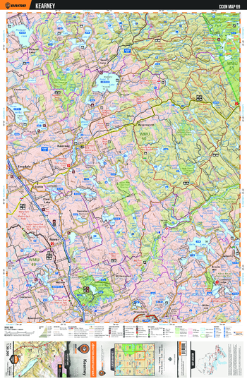 CCON69 Kearney - Cottage Country Ontario Topo