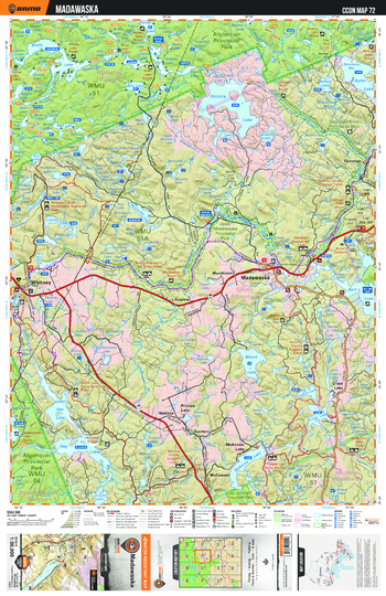 CCON72 Madawaska - Cottage Country Ontario Topo