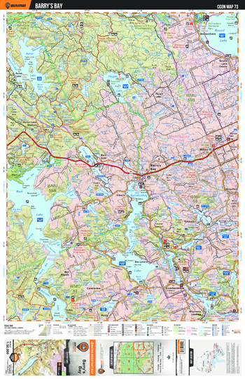 CCON73 Barry's Bay - Cottage Country Ontario Topo
