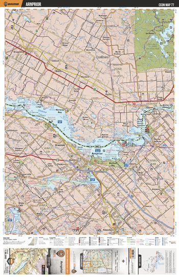 CCON77 Arnprior - Cottage Country Ontario Topo