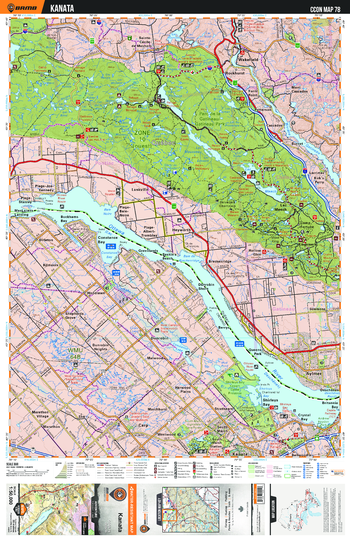 CCON78 Kanata - Cottage Country Ontario Topo