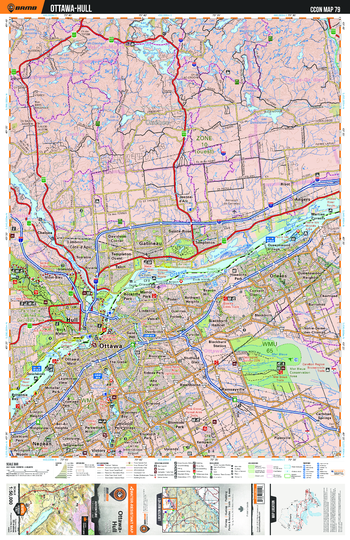 CCON79 Ottawa Hull - Cottage Country Ontario Topo