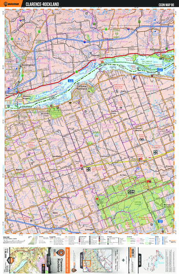CCON80 Clarence-Rockland - Cottage Country Ontario Topo