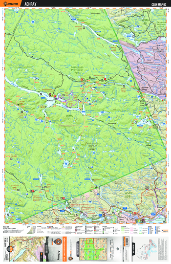 CCON92 Achray - Cottage Country Ontario Topo