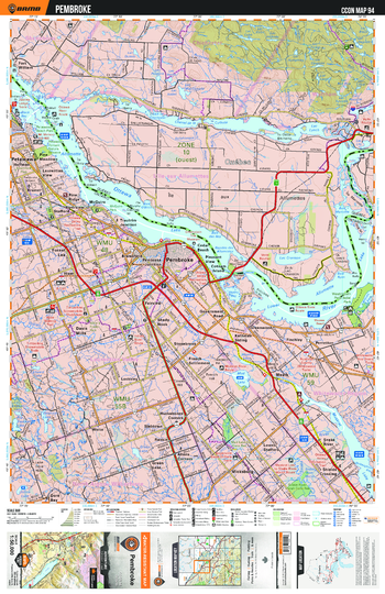 CCON94 Pembroke - Cottage Country Ontario Topo