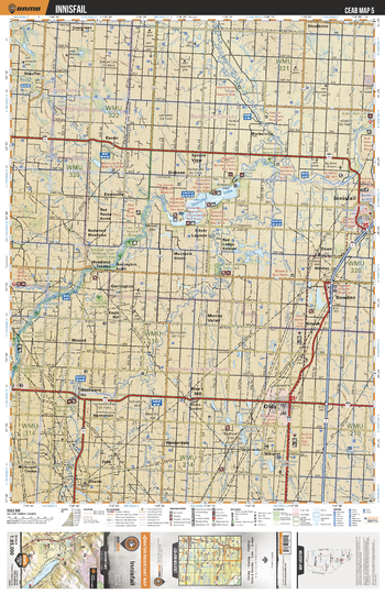 CEAB05 Innisfail - Central Alberta Topo
